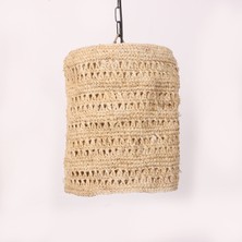 Mylamp Selanik Örme Doğal Rafya  25X33 cm  Aydınlatma
