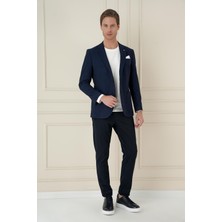 Efor Erkek C 695 Slim Fit Lacivert Spor Ceket