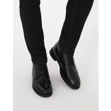 Pierre Cardin Erkek Siyah %100 Deri Kauçuk Taban Bot 50318890-VR046