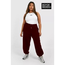 Kadın Battal Rahat Kesim Ince Eşofman Altı SPR24BEAK51