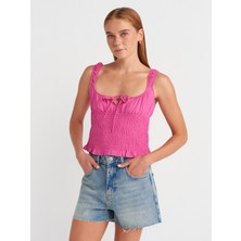 50867 Askılı Bluz-Ş.pembe