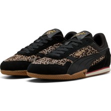 Puma Kadın Bella Donna Leopar Desenli Siyah Sneaker - 40429602
