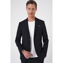 Efor Erkek Comfort Fit Mono Yaka Torba Cep Casual Lacivert Ceket C 707