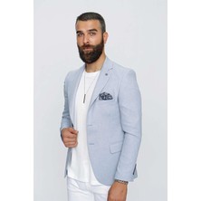 C 620 Slim Fit Mavi Spor Ceket