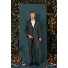 Efor Erkek C 658 Slim Fit Siyah Spor Ceket