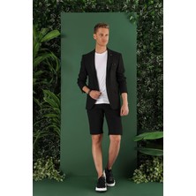 C 640 Slim Fit Siyah Spor Ceket