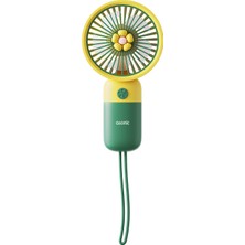 Asonic AFN24 Yeşil 250MAH Elde Taşınabilir Masaüstü USB Fan