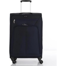 Mçs V116 Lüx Kumaş Büyük Boy Valiz  V116 - Lacivert