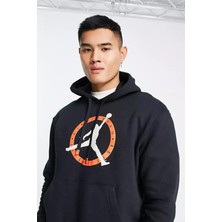 Jordan Flight Mvp Graphic Fleece Pullover Hoodie Erkek Siyah Sweatshirt
