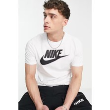 Sportswear Clup Standart Kesim Beyaz Erkek Spor Tişört