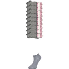 Gri Kadın Bilek Çorap 9 Çift