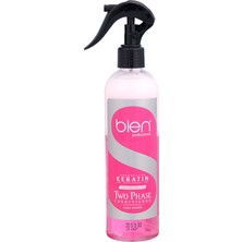 Bien Çift Fazlı Keratinli Fön Suyu 350 ml Tüm Saçlar İçin Kokusuz Isıya Karşı Koruyucu Sprey