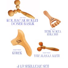1sen Art Beauty Maderoterapi 4'lü Set Yüz ve Vücut Başlangıç Set