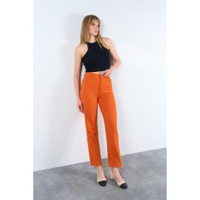 Strong Düz Pantolon - Oranj