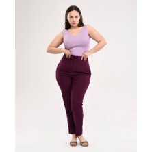 Yüksek Bel Battal Pantolon