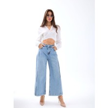 7356 KOT PANTOLON-MAVİ