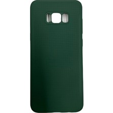 Piyasa Sepeti Samsung Galaxy S8 Plus İnce Mat Detaylı Silikon Kılıf Haki