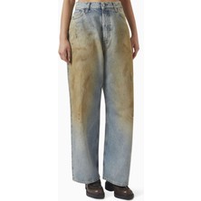 Super Baggy-Fit Kot Pantolon - Mavi - %100 Organik Pamuk ile Rahat ve Modern Stil