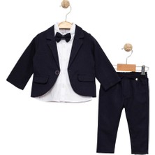 Papyonlu Ceketli Erkek Bebek Takım