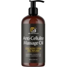 M3 Naturals Aaimox Kolajen ve Kök Hücre Içeren Anti Selülit Masaj Yağı-Anti Cellulite Massage Oil