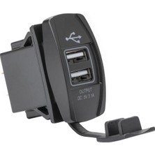 IC-266-C-3 Marin Tip 2'li Gömme USB 5V 3.1A 12-24VOLT