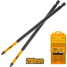 Ingco SDBIM11PH285 10'lu Darbeli Uzun Yıldız Tornavida Ucu Seti 200MM
