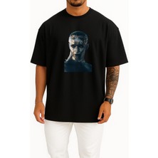 Oversize Shalla Bal Fantastic Four First Steps Göğüs Tasarımlı Unisex T-Shirt