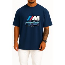 Oversize M Power E46 M3 Göğüs Tasarımlı Unisex T-Shirt