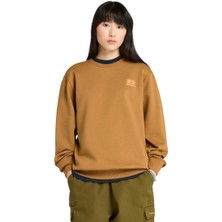 Timberland Silicon Badge (Bb) Crew Neck Erkek Kahverengi Sweatshirt TB0A6HSQEH21