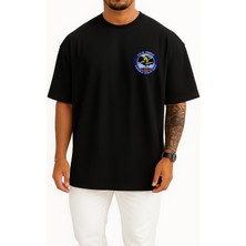 Oversize Tcg Yavuz - F240 Cep ve Sırt Tasarımlı Unisex T-Shirt