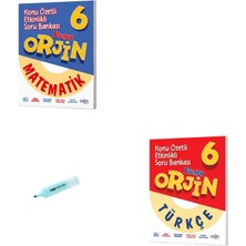 6. Sınıf Orjin Matematik ve Türkçe Konu Özetli Soru Bankası
