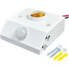Ledx DY-102 Abs 360 Pır Hareket Sensörlü E27 Duy Aparatı