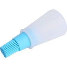 Beyaz Hazneli Silikon Yağ, Sos ve Yumurta Fırçası, Kullanışlı ve Dayanıklı Tasarım