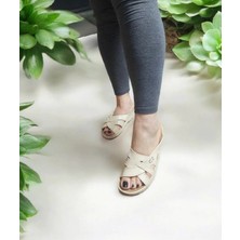 Topuk Dikeni Takviyeli Silikonlu Rahat Ev ve Dışarı Terliği