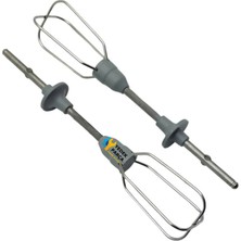 King Uyumlu P 957T Blendmasterpro Blender Çırpma Teli 2 Adet Gri