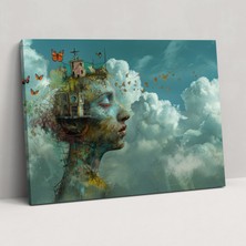 Popcas Gerçeküstü Picasso Kanvas Tablo - Pablo Picasso Ev Dekorasyonu Duvar Sanatı Gerçeküstü Sanat