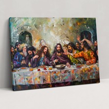 Popcas Leonardo Da Vinci Duvar Sanatı - Kanvas Tablo Ev Dekorasyonu Için Leonardo Da Vinci Portresi