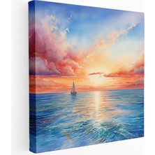 Popcas Günbatımı Serenadı Kanvas Tablo