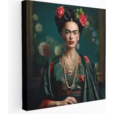 Popcas Frida Kahlo Kanvas Tablo - Duvar Sanatı