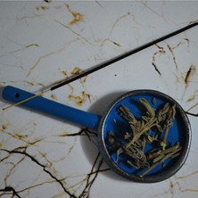 Mavi Renkli Güzel Tütsülük, Zarif ve Renkli Dekorasyon Parçası