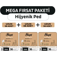 Sleepy Ecologic Premium Plus Hijyenik Ped Mega Fırsat Paketi Uzun 108 Adet