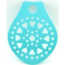 Şık Desenli Pasta Süsleme ve Taşıma Seti, Beyaz, Kolay Kullanım