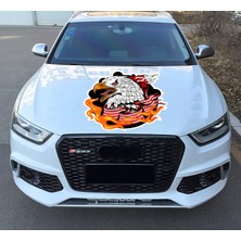 Alev Kartal Şahin Sticker Araba Oto Motosiklet Karavan Etiket 00965