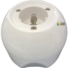 King Uyumlu KBS981 Halden Blender Çırpıcı Gövde Adaptörü Beyaz