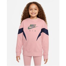 G Nsw Aır Ft Bf Crew Çocuk Pembe T-Shirt - DD7135-630