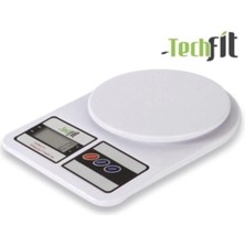 Cok Renkli Techfit TF-1010 Hassas Terazi, Şık ve Doğru Ölçüm Sağlar
