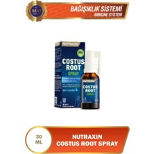 Nutraxin Kostus Kökü ve Propolis Sprey 30 ml Türkiye Menşeli Çinko Destekli Vitamin ve Mineral Takviyesi
