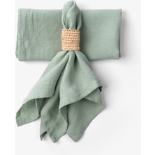 Lona 2'li Keten Kumaş Servis Sunum Peçetesi 45X45