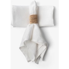 Lona 2'li Keten Kumaş Servis Sunum Peçetesi 45X45