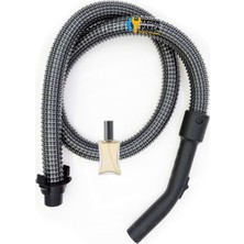 Yedek Parça Pendik Samsung Uyumlu Sc 4186 Elektrikli Süpürge Çelik Telli Hortumu Hediyeli